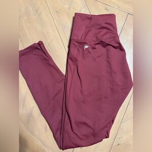 Fabletics Burgundy Leggings